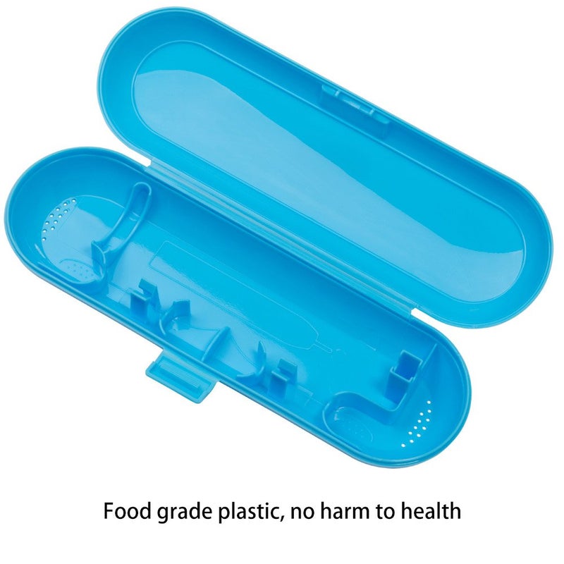 Nincha Plastic Electric Toothbrush Travel Case for Oral-B Pro Series, 2 packs (Blue&Pink) - Image 2